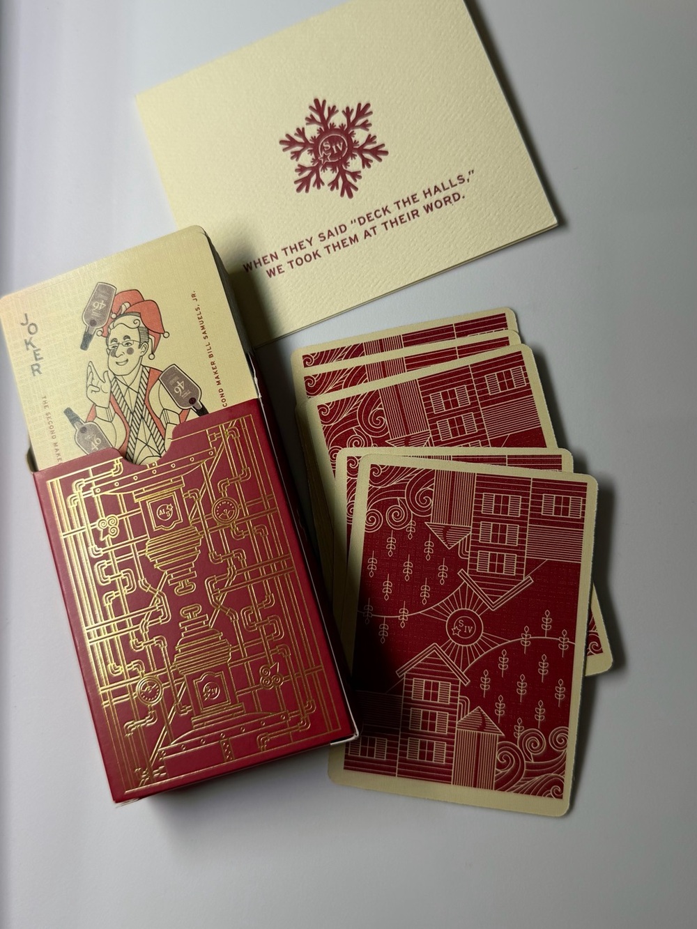 Makers Mark Bourbon Playing Cards Deck - 2020 promo collectible - New unused